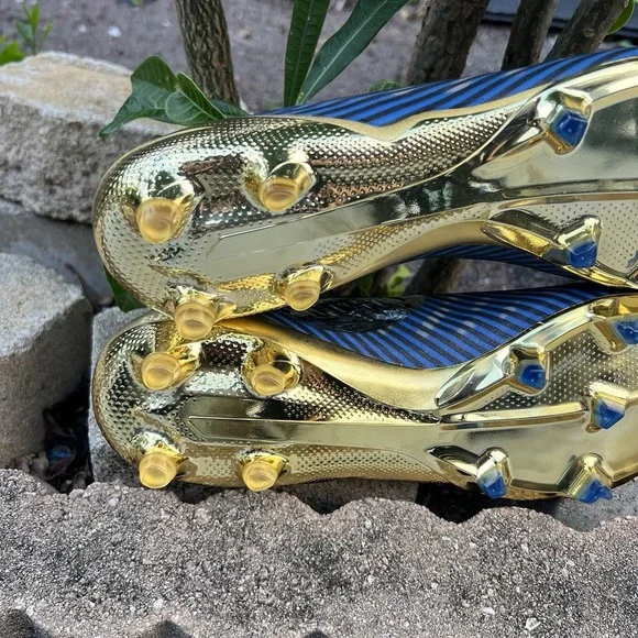adidas X 19+ FG. Rare. F35320 Size 11 US Soccer Cleats (Black Gold Blue)